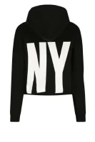 Μπλούζα | Cropped Fit DKNY Kids μαύρο